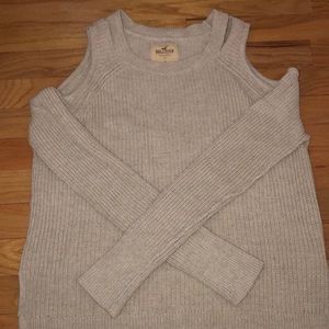 Hollister cold shoulder sweater